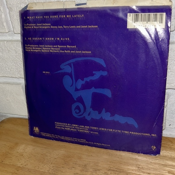 Janet Jackson 45 RPM - Picture 2 of 8